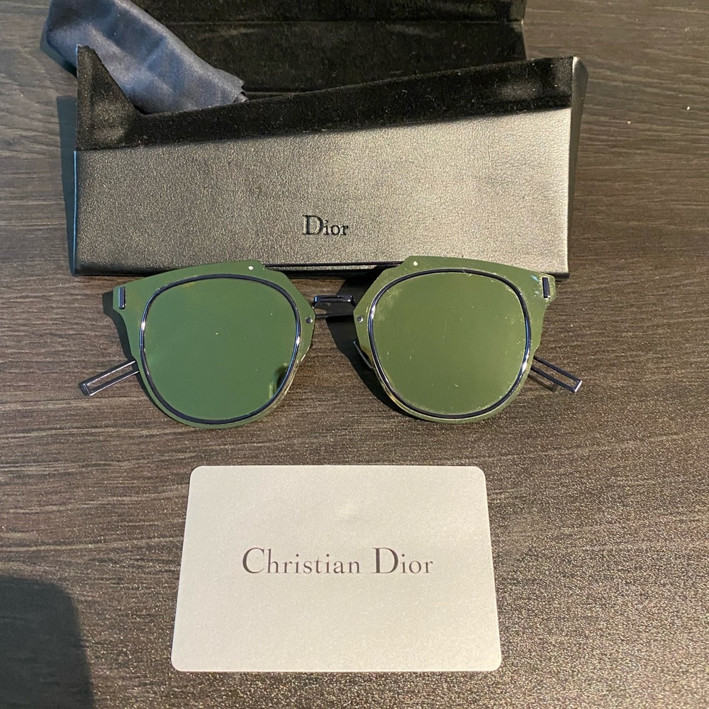 Dior green sunglasses